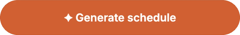 Generate schedule button